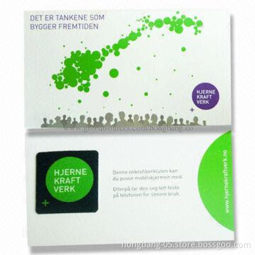 Electronic/Promotional Products Sticky Screen Cleaner, 30 x 30mm Size, Made of 20% Nylon Material